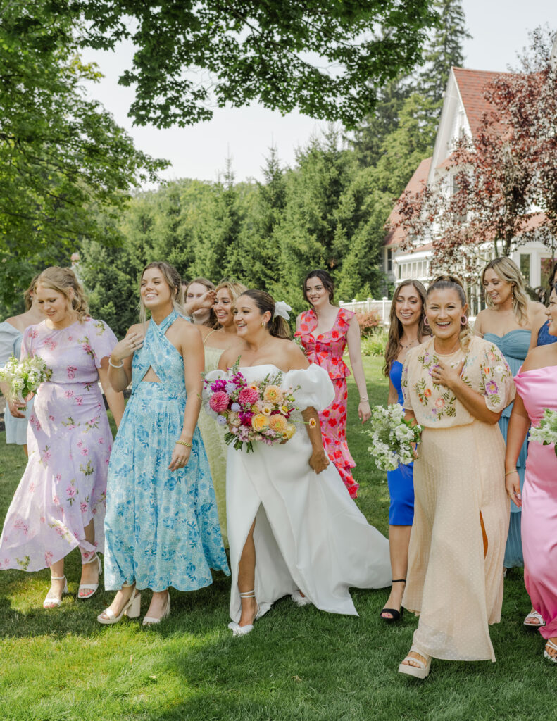 Bridesmaids and Girls with Mismatched Dresses - Something Blue Girls