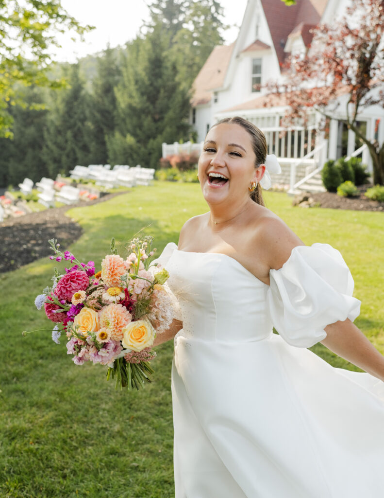 Summer Bridal Bouquet by Wildroot Floral