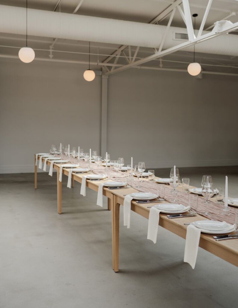 wayland hall wedding tablescape