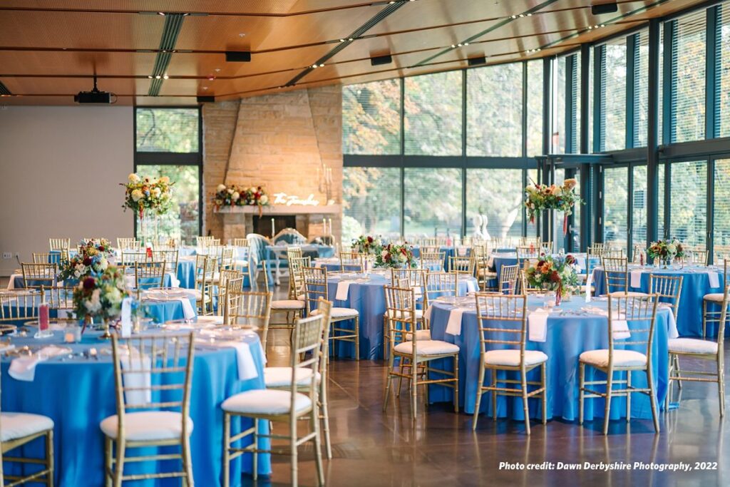 Burgh Brides Image of Reception Space at Pittsburgh Aviary