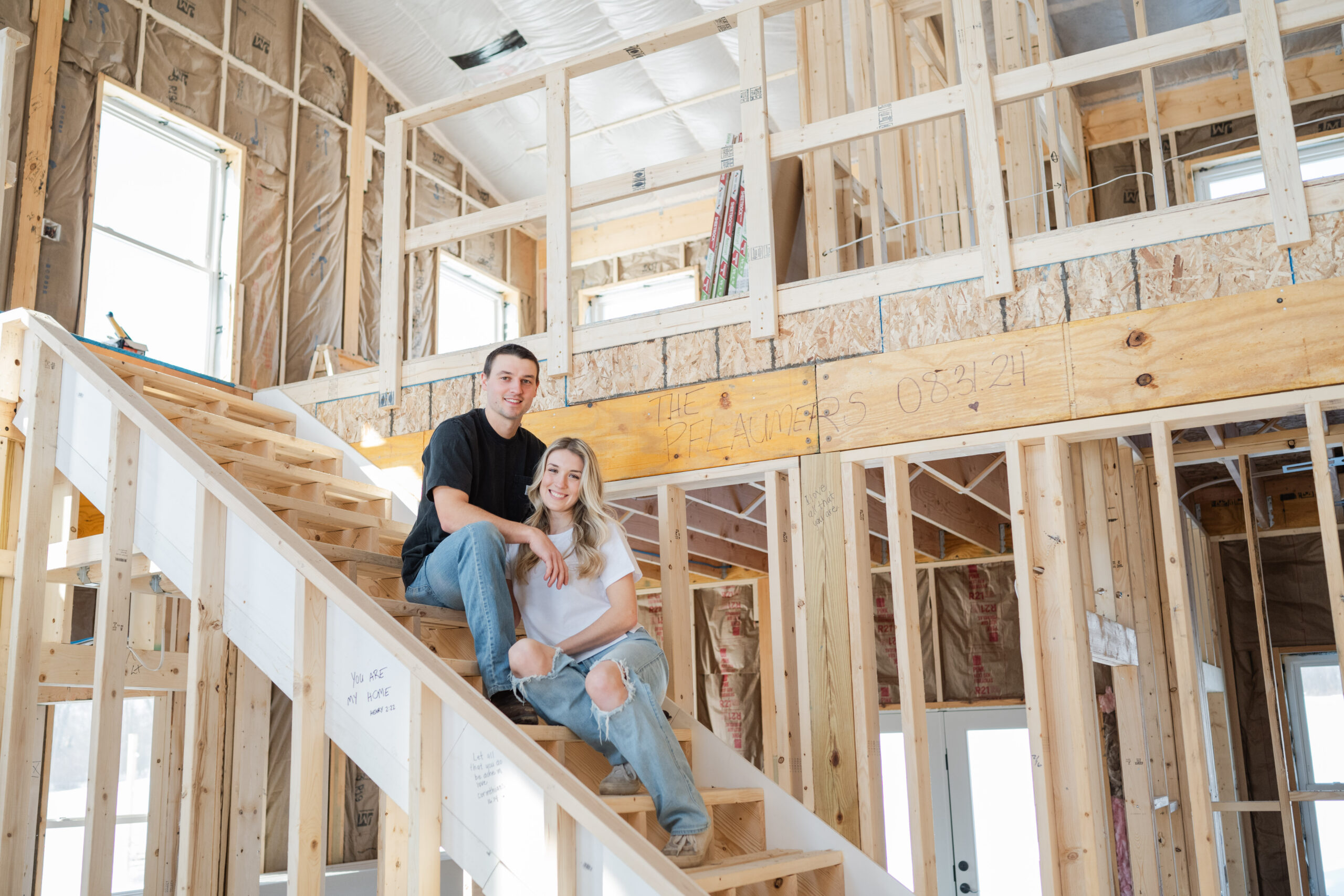 home build couple photoshoot