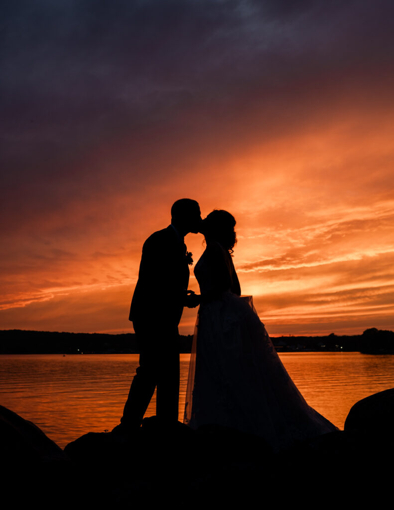 sunset on canandaigua lake