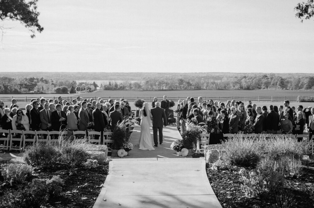 lake view ceremony at the seneca ridge