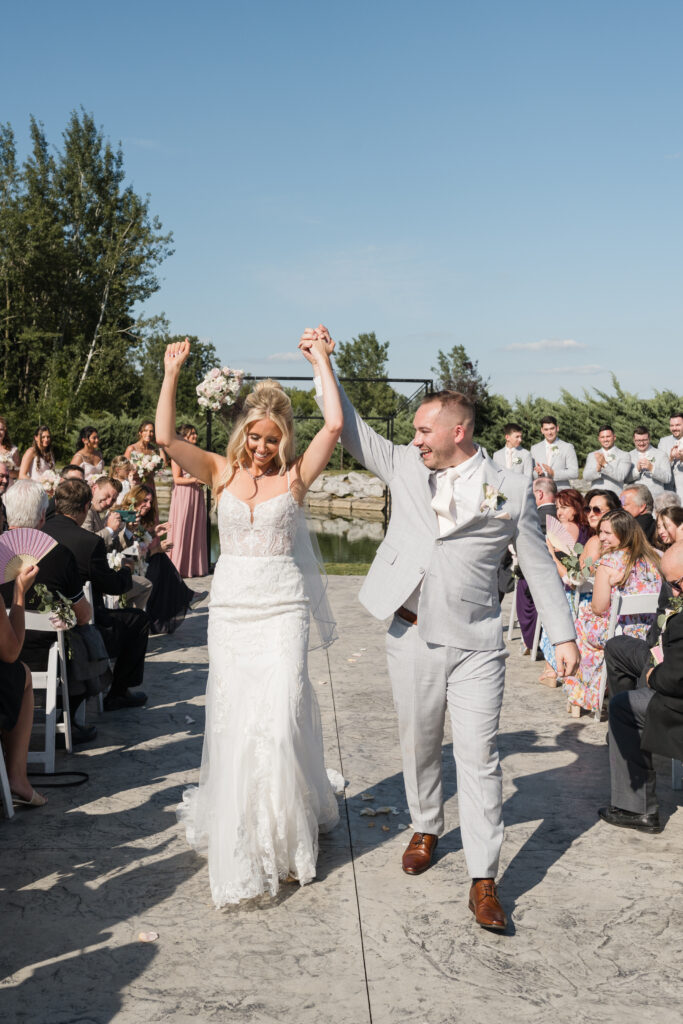 Outdoor ceremony setup at The Sterling at Arrowhead under sunny summer light