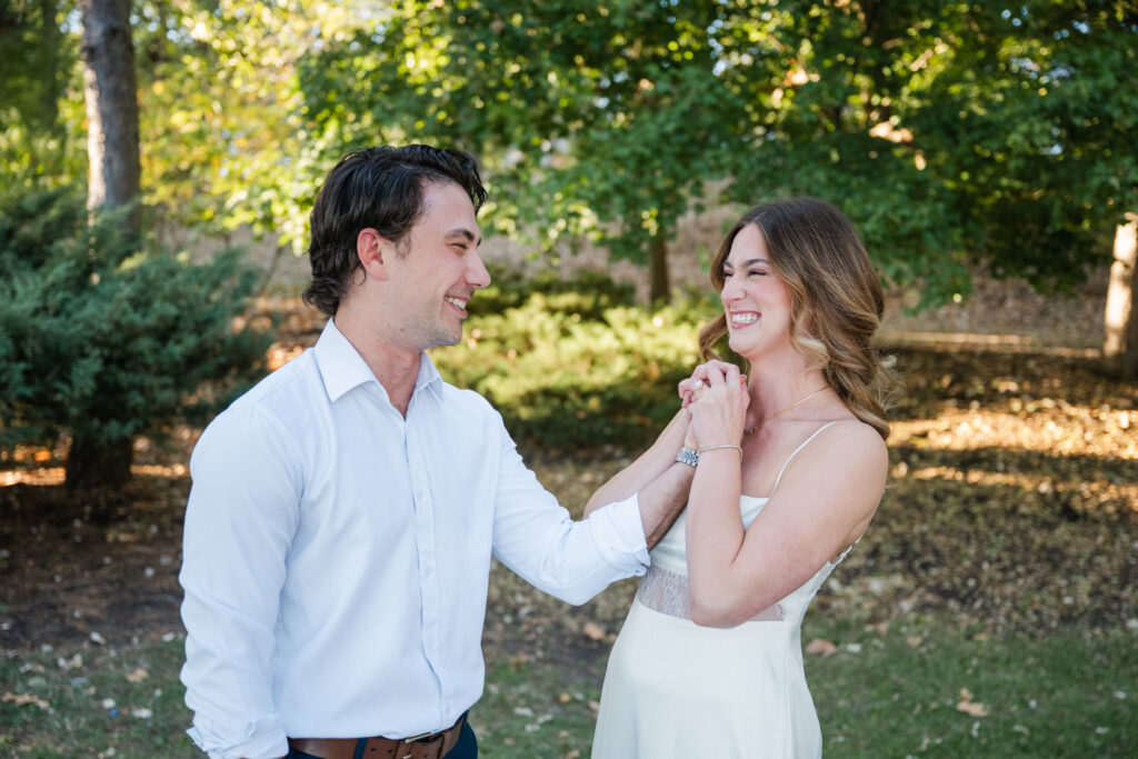 girlfriend shows excitement to now be a fiance after her boyfriend proposed