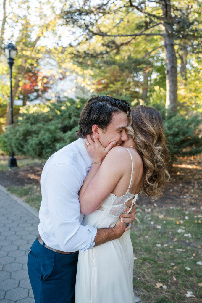 Surprise proposal at Buffalo History Museum Japanese Garden
