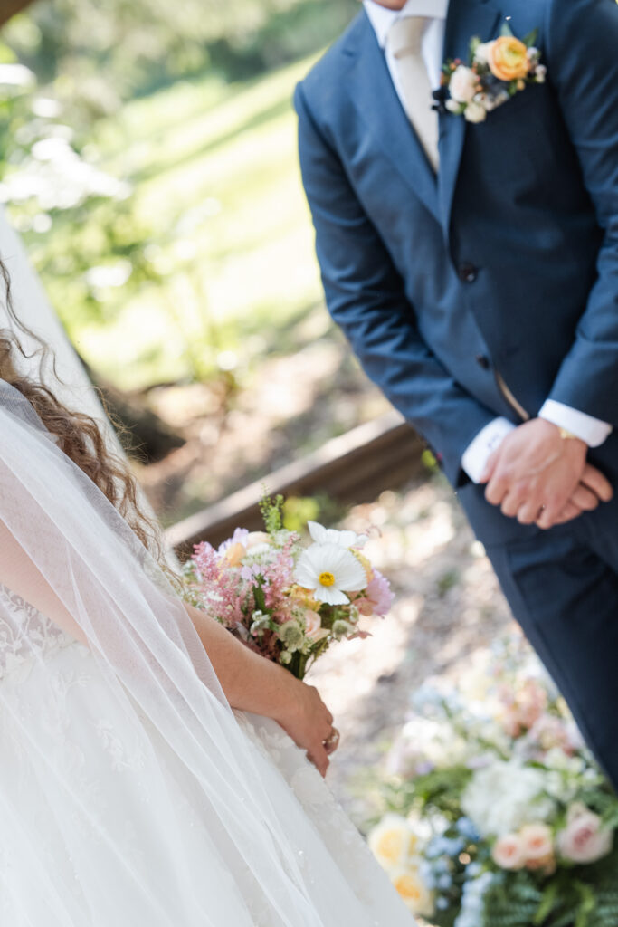 Emotional wedding ceremony at Hillcrest Estate captured documentary style