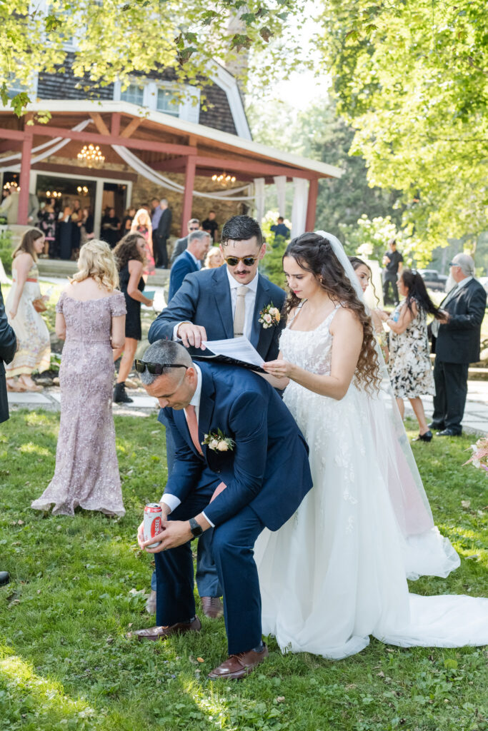 colorful wedding photography at Hillcrest Estate in New York