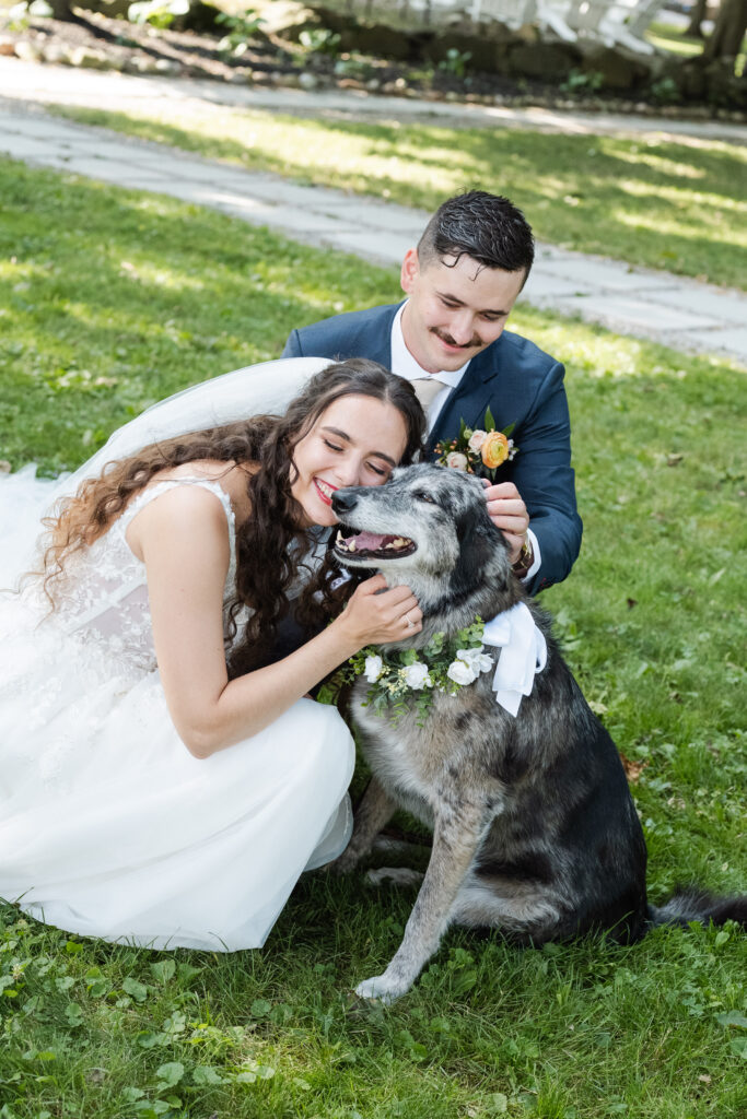 Candid wedding moment photographed by Buffalo wedding photographer
