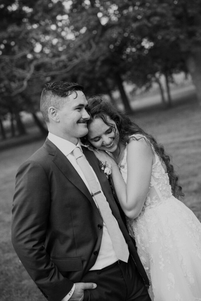 Romantic wedding portraits at Hillcrest Estate in New York